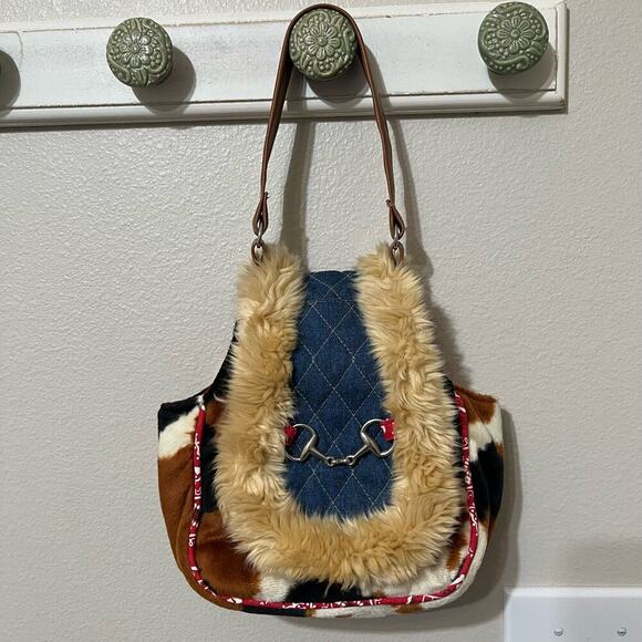 Sassy Pets Saks by Douglas Western Purse Kids Velcro - Picture 1 of 5